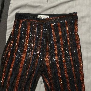Zara sequined pants